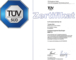 tuev zertifikat
